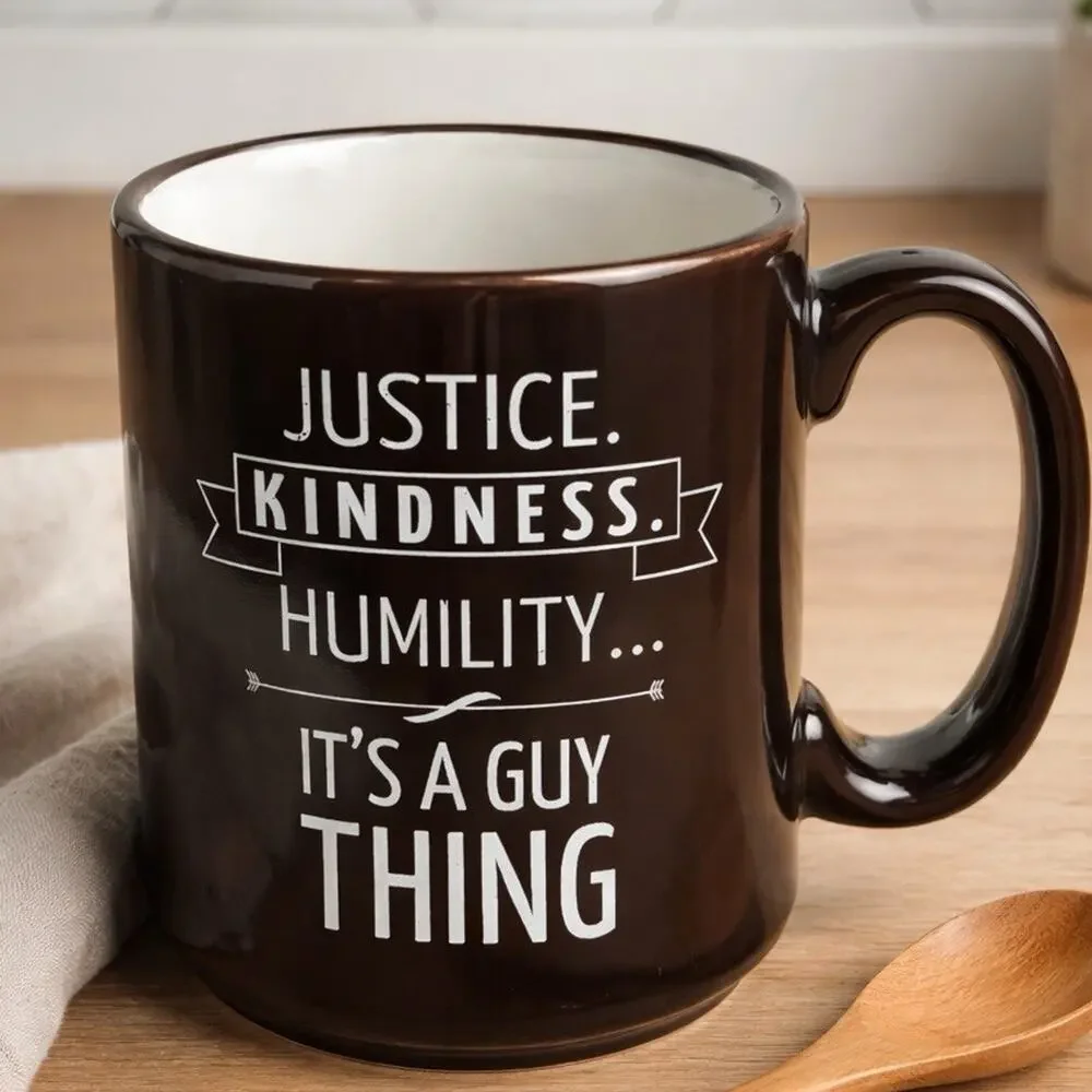 Christian Mug Bible verse Micah 6:8 Gift Present Holy Kindness Brings Humility
